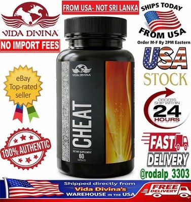Vida Divina Cheat 60 Capsules Carb Blocker Weight Control Appetite Support NIB 