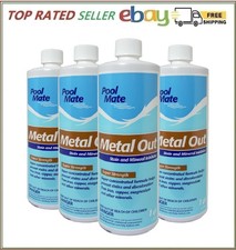 Pool Mate 1-Quart 4-Pack Concentrated Metal Out Stain and Mineral Inhibitor,
