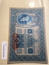 1902 Austria 1000 Kronen (note Picture Is The One You Receive) Free Shipping 