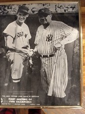 babe ruth framed picture