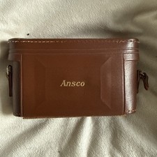 Ansco Viking Readyset Folding Camera w/Original Case  Vintage 1940s   Untested