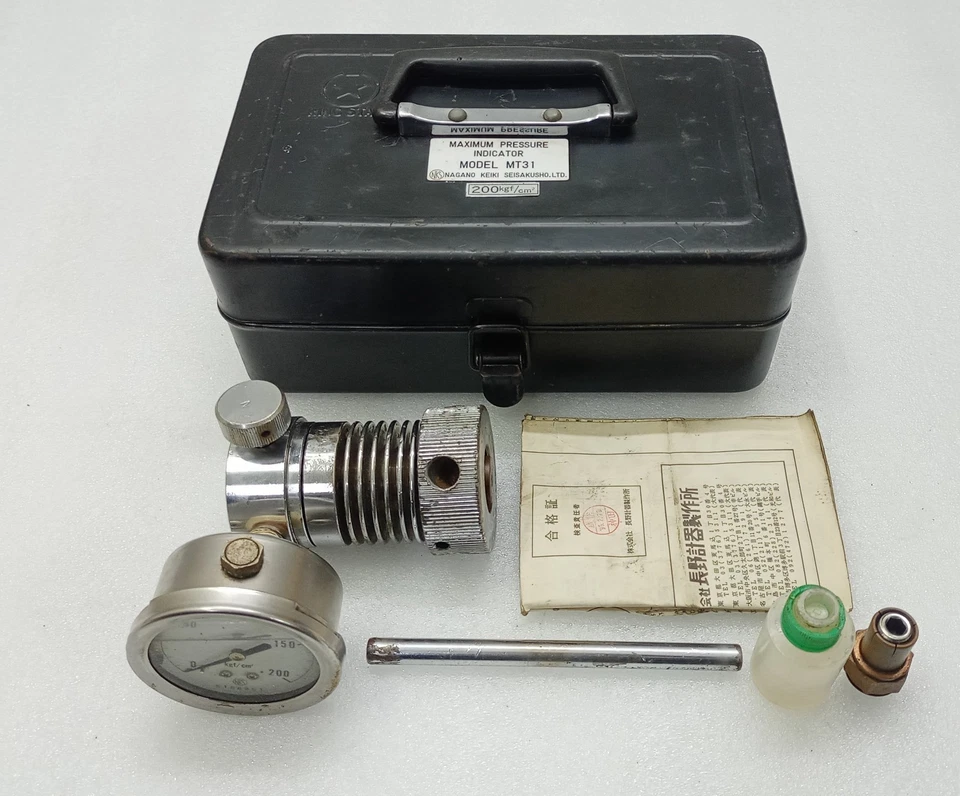 Indicador de pressão máxima Nagano Keiki MT31/200 kgf/cm2 - Imagem 3 de 4