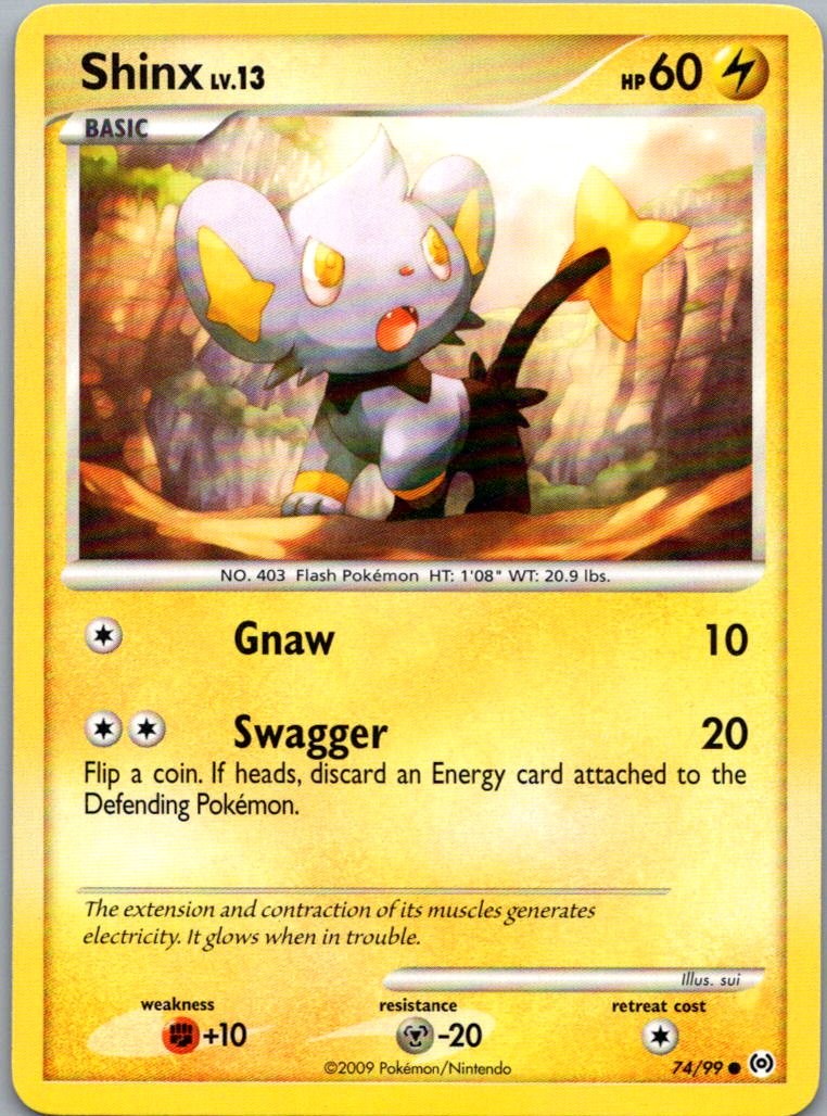 Pokemon TCG Shinx 74/99 Arceus LP