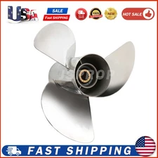13 1/2 x 14 -K Stainless Steel Outboard Propeller Fit Yamaha Engine 50-130HP, RH