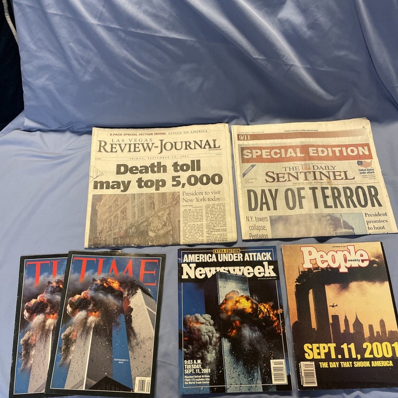 Lot Of 9/11 September 11 Magazines And Newspapers People Time Newsweek