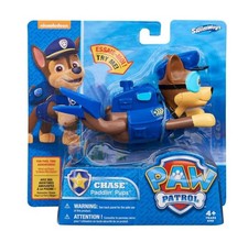 Paw Patrol Chase Paddlin Pups Swimways Toy For Kids Ages 4 Blue  Yellow With G