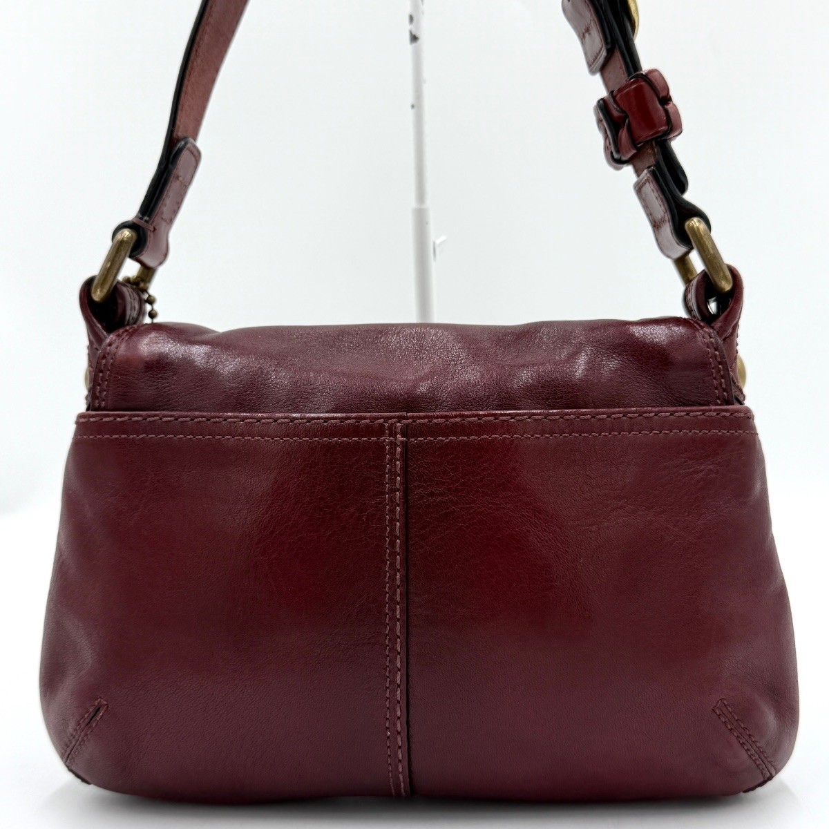 Coach 11427 Bleecker Legacy Shoulder Bag Flap Tattersall Vintage 