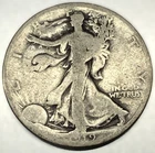 1919 P Walking Liberty Half Dollar - 90% Silver - 50c US Coin Circulated - 2268