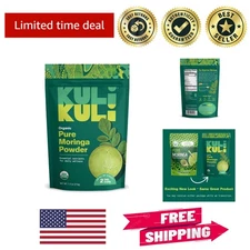 Versatile Organic Moringa Leaf Powder - Perfect for Smoothies & Cooking (7.4 oz)