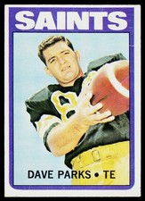 Dave Parks, 1972 Topps, #14, New Orleans Saints,