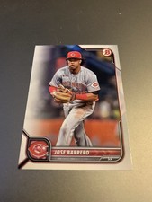 2022 Bowman Baseball Jose Barrero Cincinnati Reds base card #74