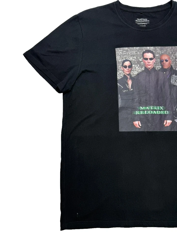 Matrix Reloaded Vintage Movie T-Shirt - Black -Size XXL - Image 3 of 4