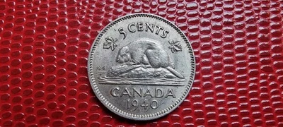 5 cents 1940 Canada - Georges VI - KM# 33 - Photo 1/2