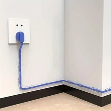 30*Clear Plastic Cable Clips - Transparent Wire Organizers for Wall & Desk Cable