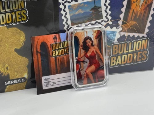 Seires 5 Bullion Baddies Series 5 World Passport Bella Amore 1 oz w/ COA