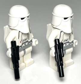 LEGO SW0115 Snow Trooper X2 (Minifigure, Star Wars, Both Trooper, 8129, 7879)