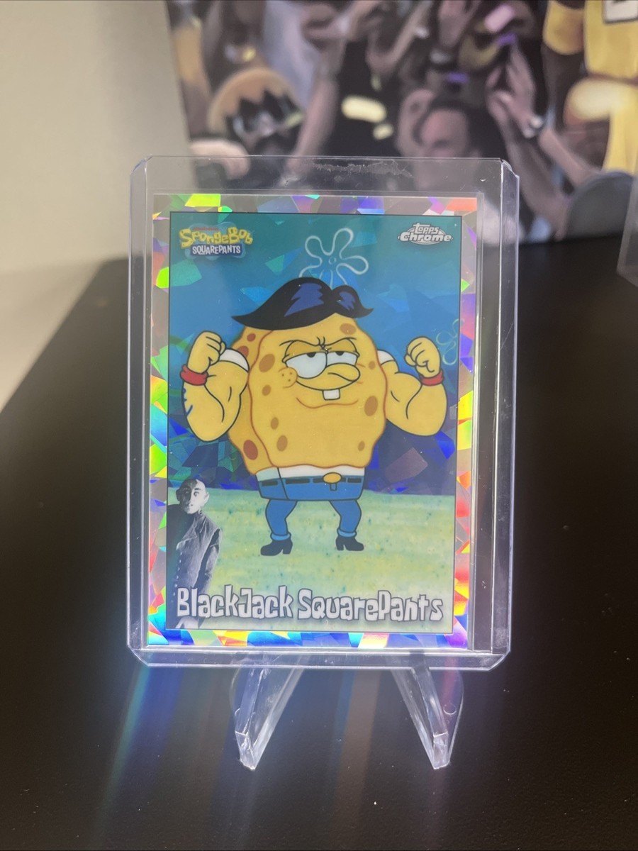TOPPS Chrome SpongeBob Blackjack SquarePants Night Shift SSP Card