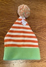 Kids Youth One Size Winter Beanie Hat w/ Pom Pom FREE ship Warm Soft BRAND NEW