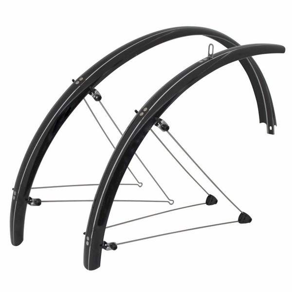 Stadt-Vtc Schutzblech Tringles 28'' Stronglight Tour 54Mm Schwarz (Paar) Mit Kla-image