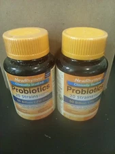 Newrhythm 50 Billion Probiotics 60 Capsules For Digestive Immune Health Usa Made