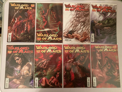 Warlord of Mars 17-30 Parrillo variant run lot Dynamite Entertainment 2012-2013