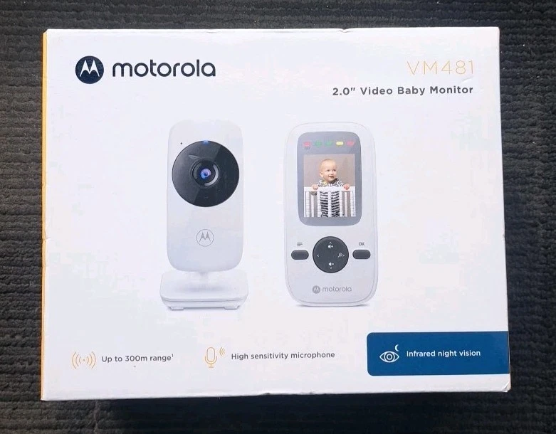 Motorola VM481 2.0" Video Baby Monitor Up To 300m Range With Night Vision
