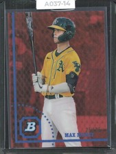 2022 Bowman Heritage Chrome Prospect Refractor ORANGE /25 SSP Max Muncy #CPA-MM
