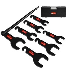 Pneumatic Fan Clutch Wrench Kit 8pcs Removal Tool Set Black Hw9212 Betooll 43300