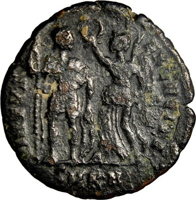 Honorius Roman AE Centenionalis - Heraclea SMHA - Victory - RIC X 59 wCOA