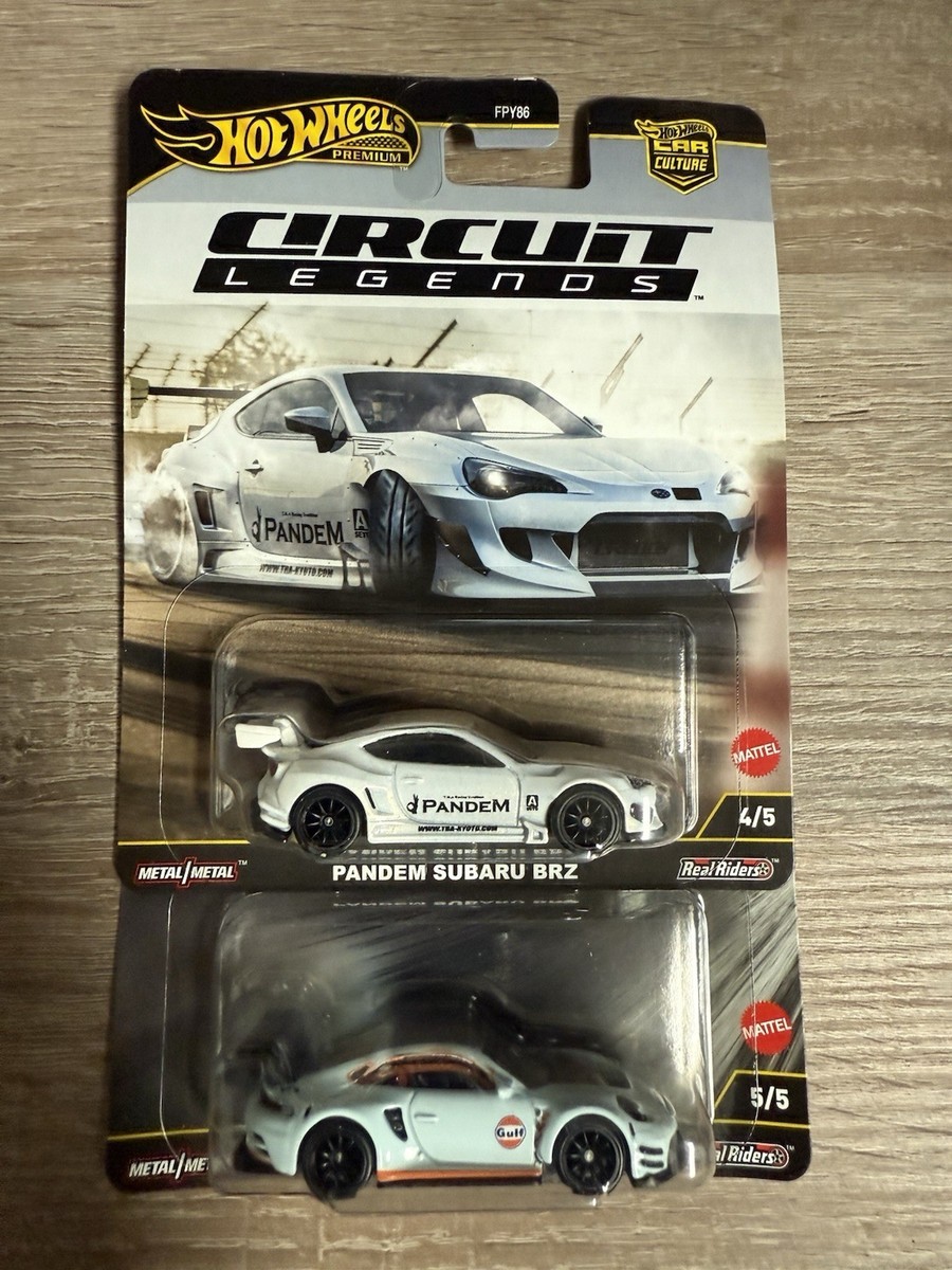 2025 Hot Wheels Premium Circuit Legends Porsche 911 GT3 & Subaru