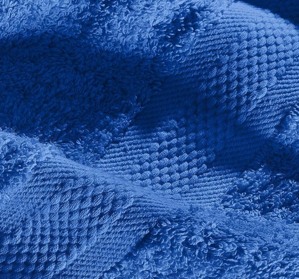 REDBEST Handtuchset, Frottierset 6er-Pack Chicago Royalblau Größe 50x100 cm