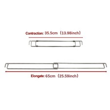 Barres R??glables RV 35 5 ?? 65 cm pour R??frig??rateur et ??tag??re Solution de