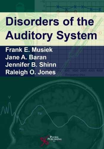 Disorders of the Auditory System Hardcover by Frank E Musiek in Very Good Condition