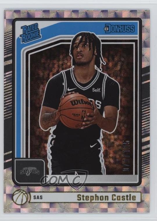 2024-25 Panini Donruss Rated Rookie Hyper 79/125 Stephon Castle #244 1oj7