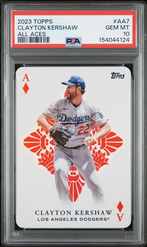 2023 Topps Clayton Kershaw #AA7 All Aces PSA 10 GEM MINT