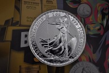 2019 1 oz Silver Britannia - Year of the Pig Privy Mark (BU)