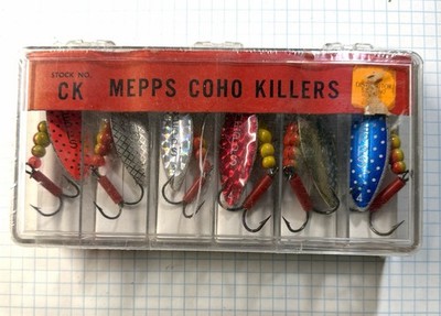 Vintage Mepps  Coho Killers   Spinner Assortment - Factory sealed New Old Stock