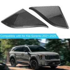 Window Louvers Cover C-Pillar Molding Trim Accessory for Kia Sorento 2021-2025