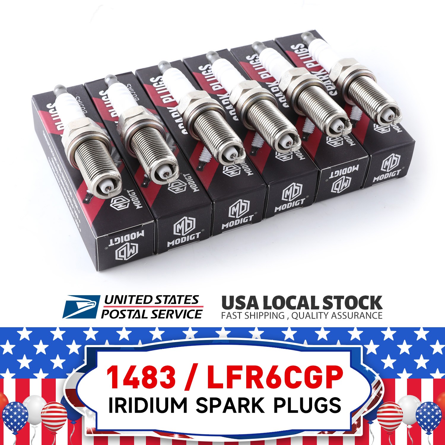 For Subaru Legacy 2.2L 2.5L 6PCS FOR NGK Iridium Spark Plugs1483 / LFR6CGP NEW