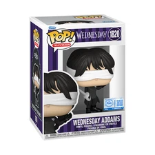 FUNKO POP! WEDNESDAY ADDAMS FAMILY #1820 FENCING MAN CAVE GIFT JENNA ORTEGA