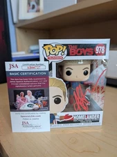 Antony Starr THE BOYS Homelander Funko POP #978 Signed Autographed JSA w/ Quote!
