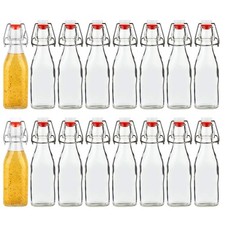 8oz Glass Bottles With With Air Tight Lids, Beer Bottles For Home Brewing 250...