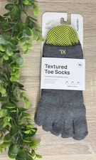 Naboso Recovery Toe Splay Socks Compression Sensory Texture Inside XL ~ NEW Gray
