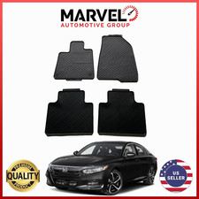 For Honda Accord 2018-2021 All Weather Heavy Duty Floor Mats Liners For Honda Accord 2018-2021 All Weather Heavy Duty Floor Mats Liners