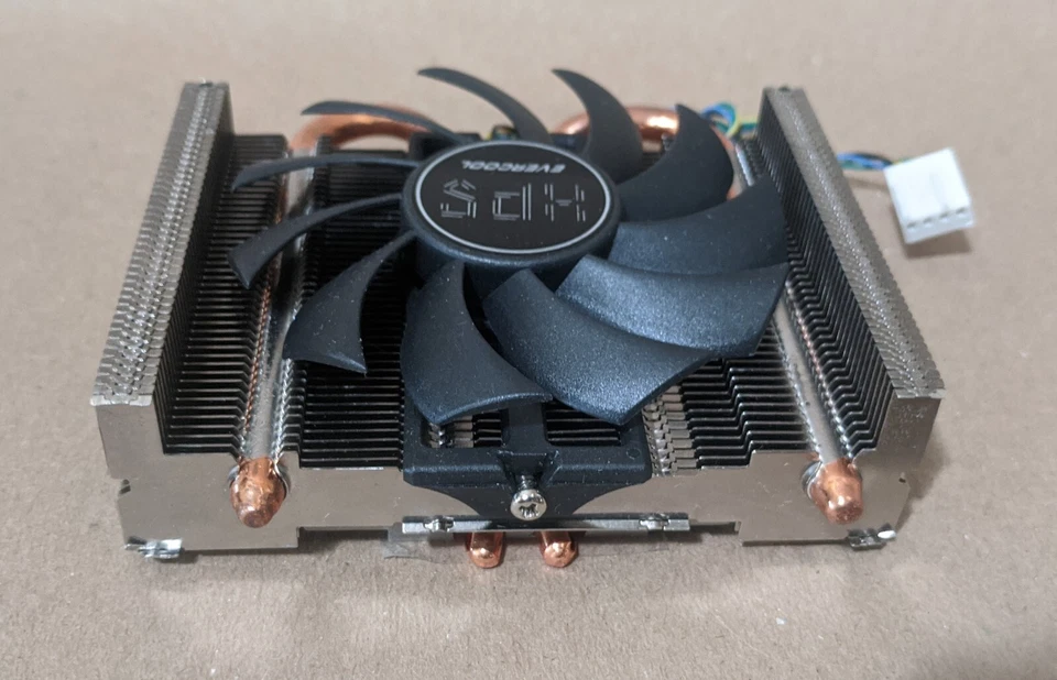 1U/ Mini ITX/ATX Copper Heatpipe CPU Cooler for Intel 1156 1150 1155 LGA 775 - Image 2 of 4