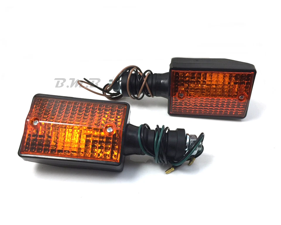 2X Front Turn Signal indicator blinker winker for Yamaha XT125 XT200 DT50 6V Foto 2 de 2