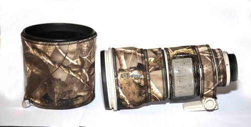Canon 300mm f2.8 EF IS USM Mk1 Neoprene camo lens cover - Picture 2 of 3