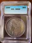 1889-P Morgan Silver Dollar - MS65 by ICG