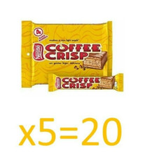 20 Coffee Crisp Chocolate Bars Full Size 50g