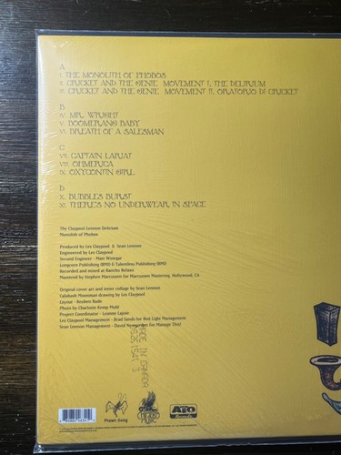 The Claypool Lennon Delirium Monolith Of Phobos 2 LP Colored Vinyl Record PRIMUS - Picture 6 of 8
